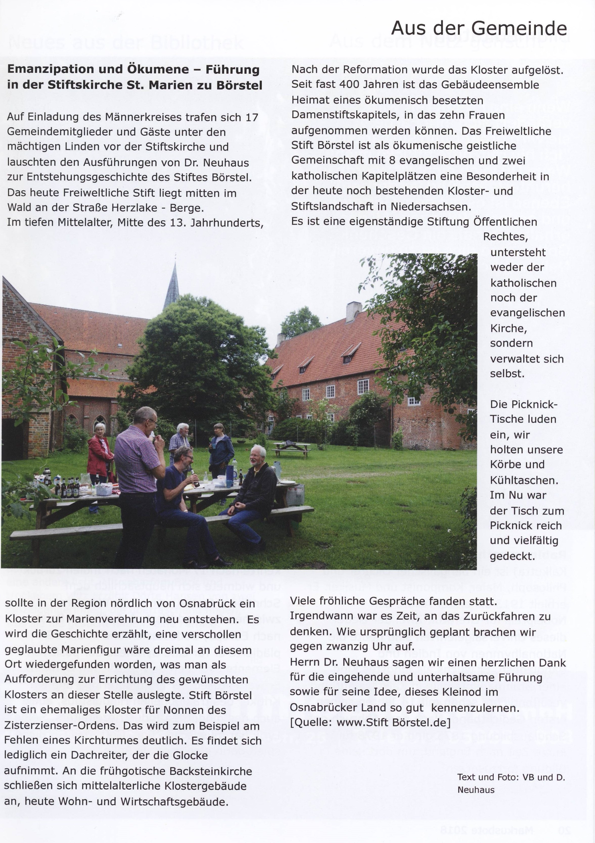 Männerkreis in Börstel